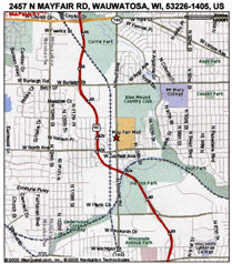 Map location of Tosa